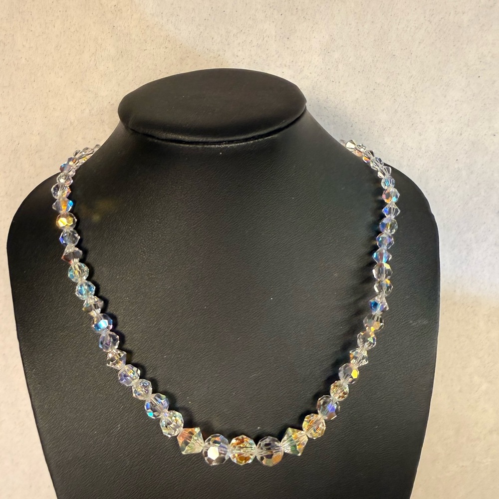 VTG GIVENCHY Arora Borealis bead necklace
